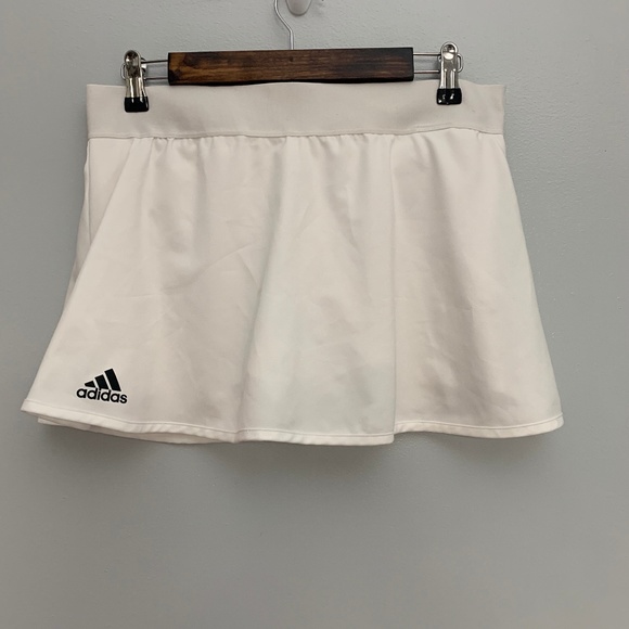 adidas Dresses & Skirts - Adidas | White Climalite Tennis Skort Medium